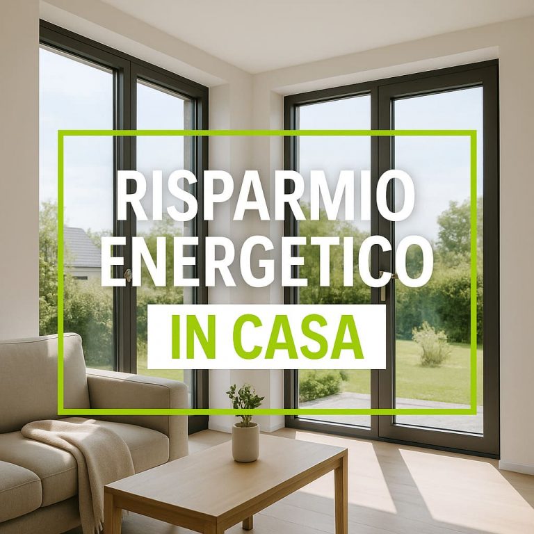 Risparmio energetico casa con serramenti moderni